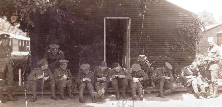 Edward Grayson training in Royal Artists Rifles